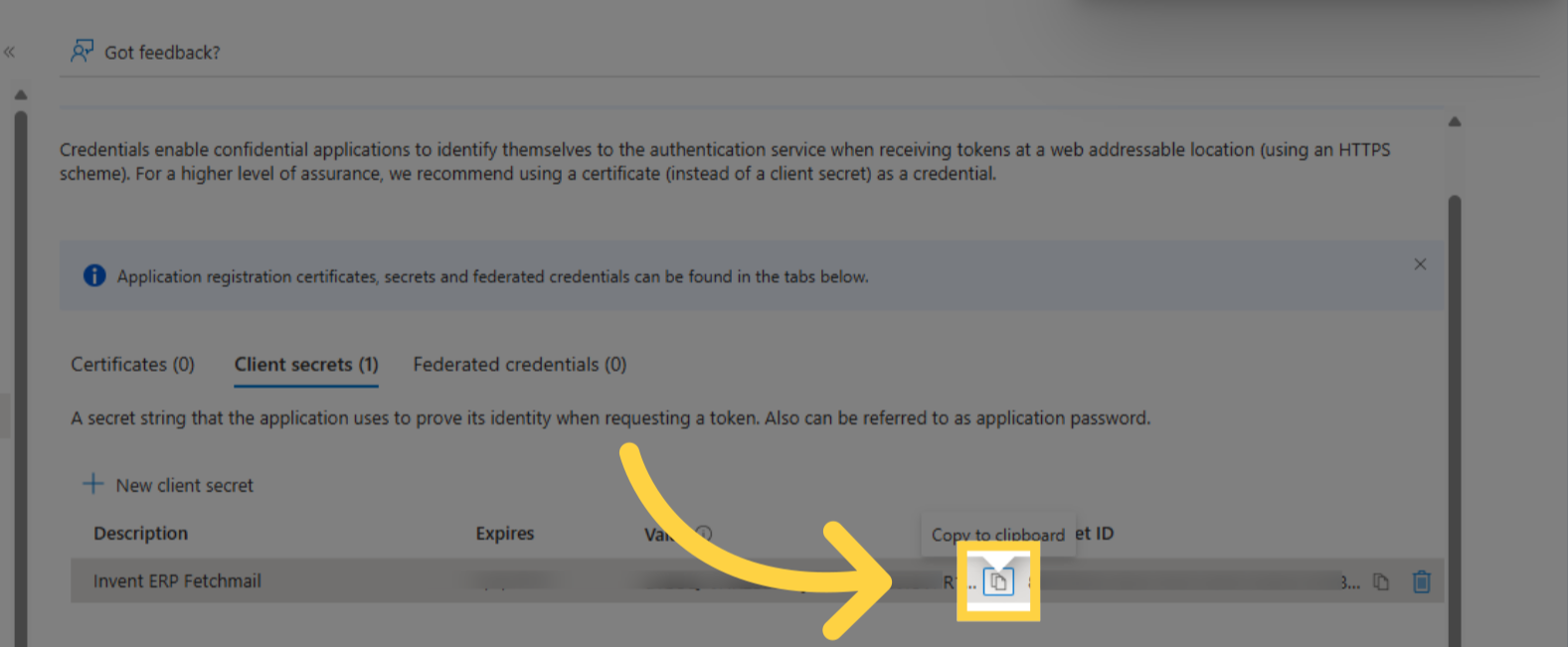 الخطوة 47 - Outlook OAuth