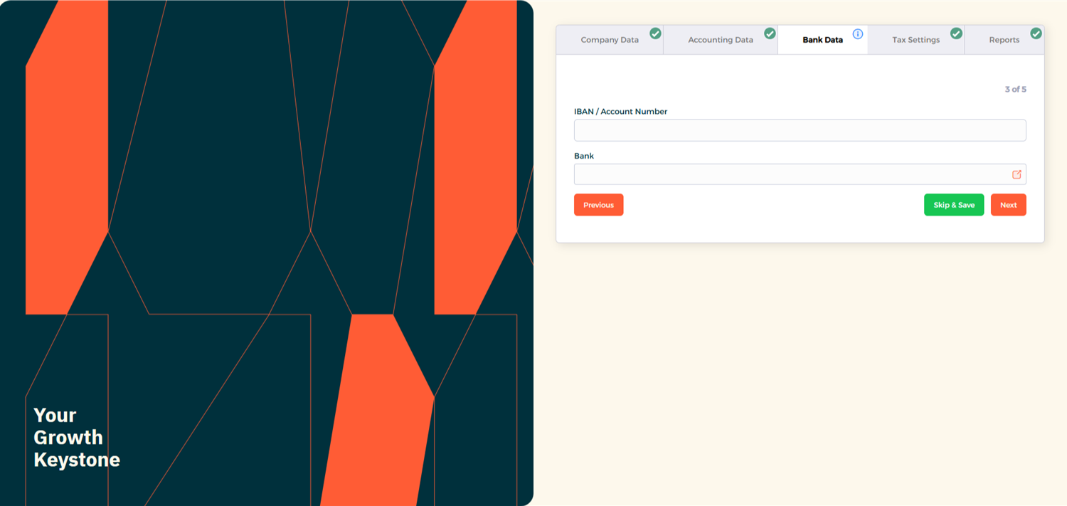 Step 2 - Add Company Information