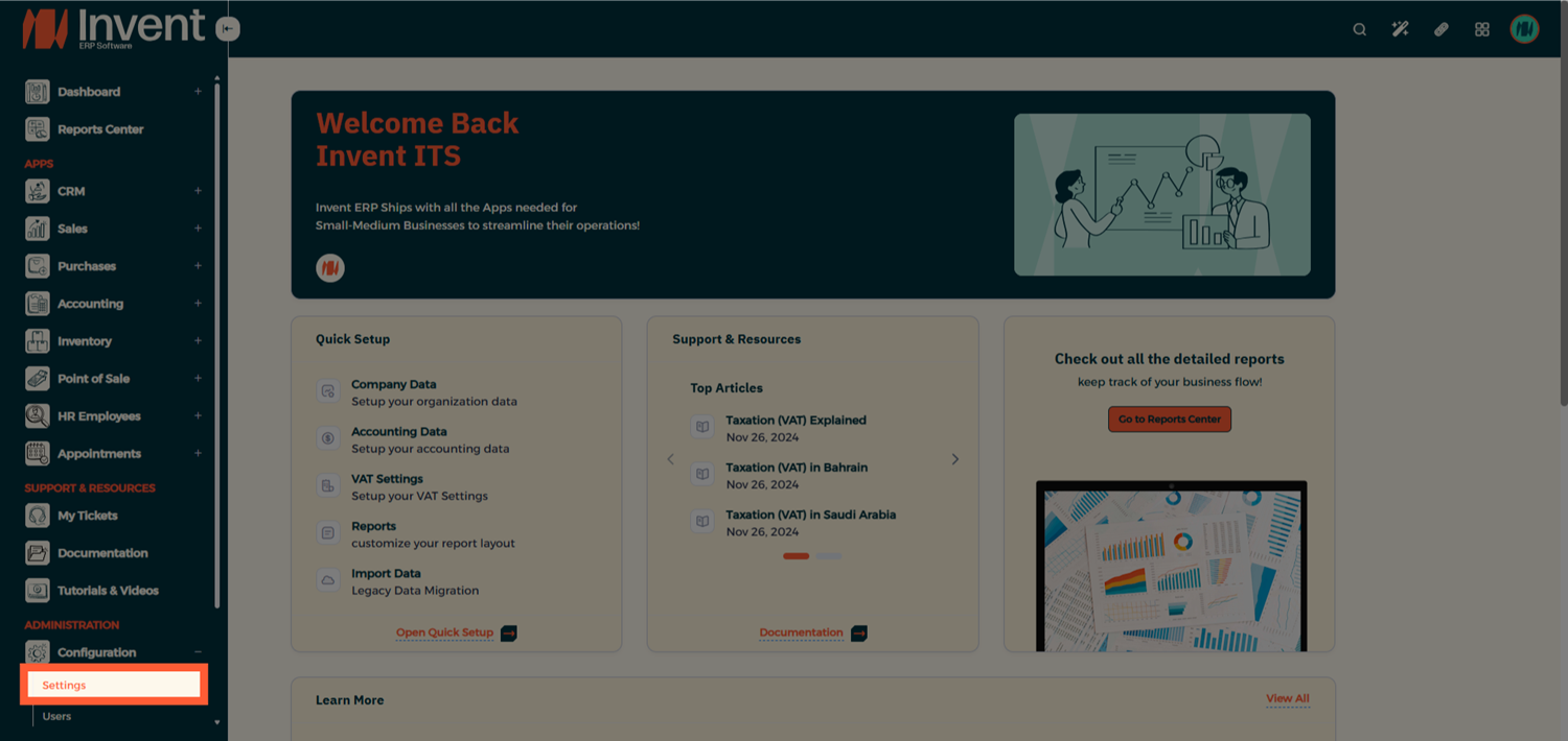 Step 2 - Add Company Information