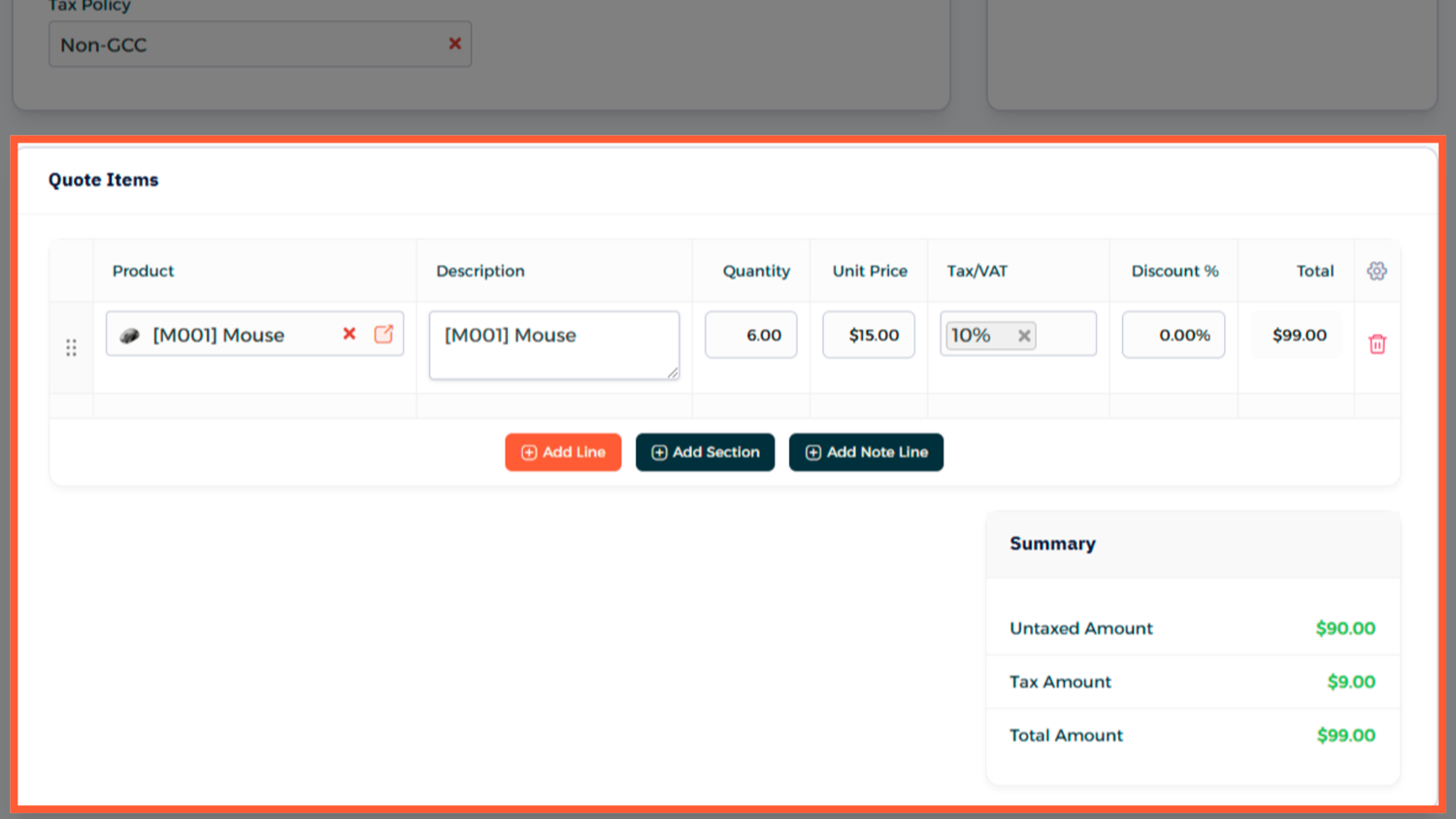 Step 4 - Add Terms Conditions