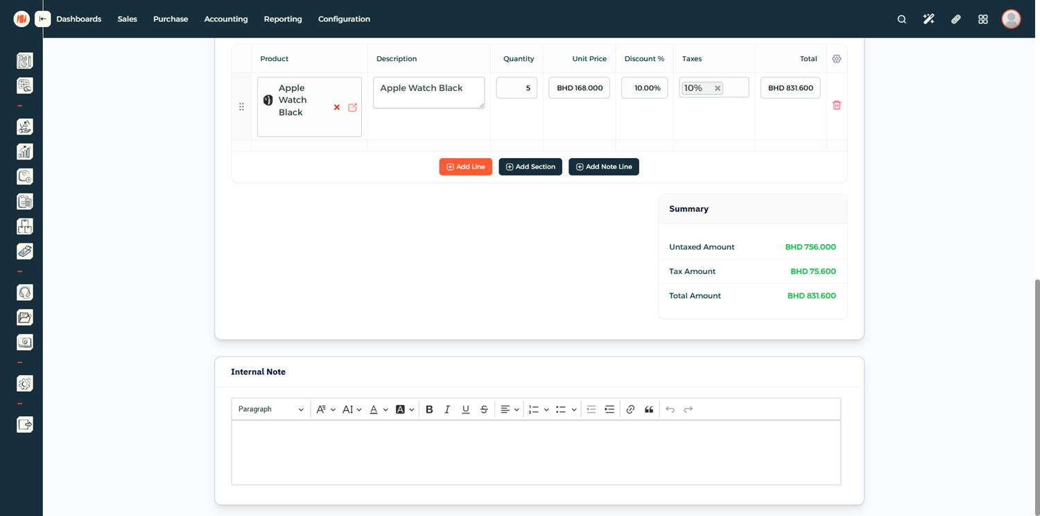 Step 6 - Confirm Vendor Bill